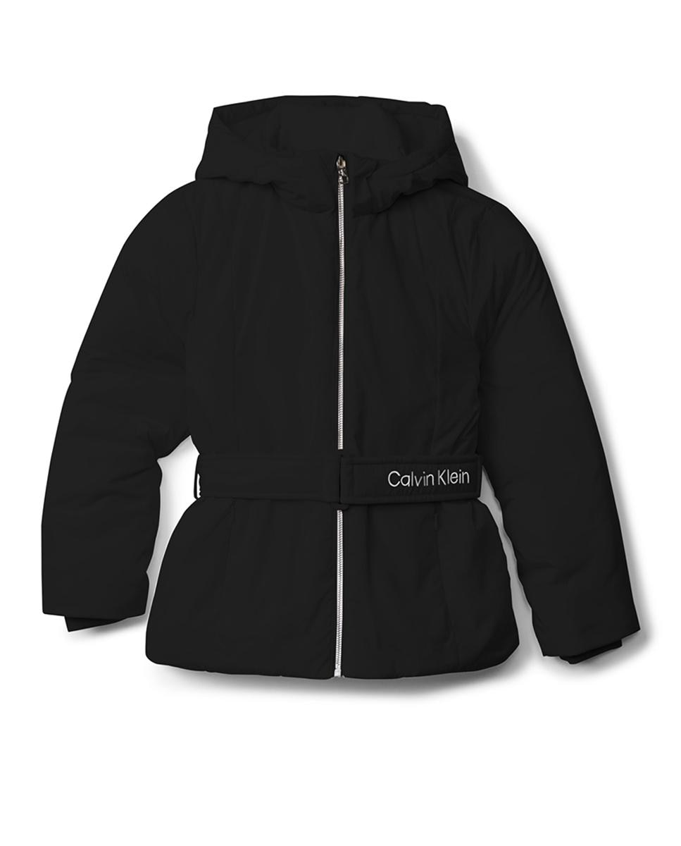 Imagen 0 de Chaqueta de niña acolchada con cinturón