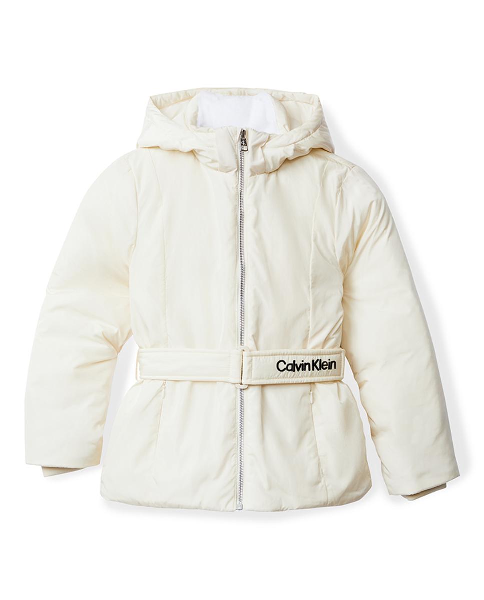 Imagen 0 de Chaqueta de niña acolchada con cinturón