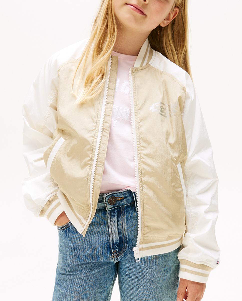Imagen 0 de Cazadora de niña tipo bomber reversible