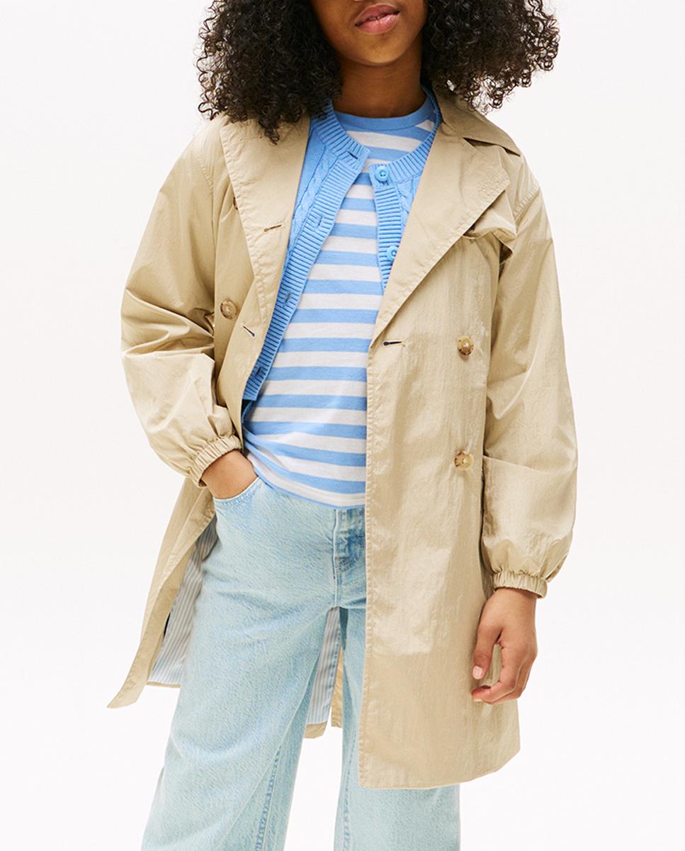 Imagen 0 de Gabardina de niña con cinturón