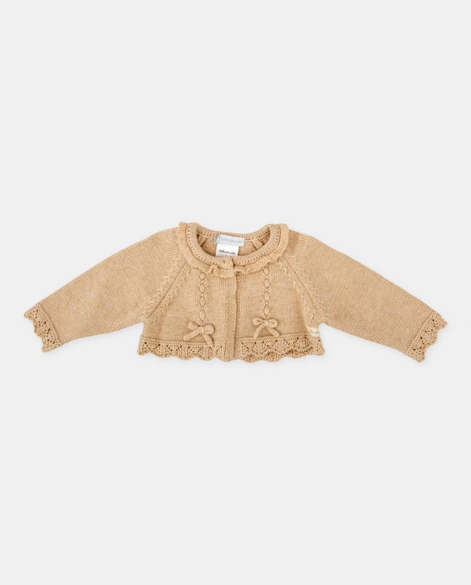 Imagen 0 de Chaqueta con lazo de tricot