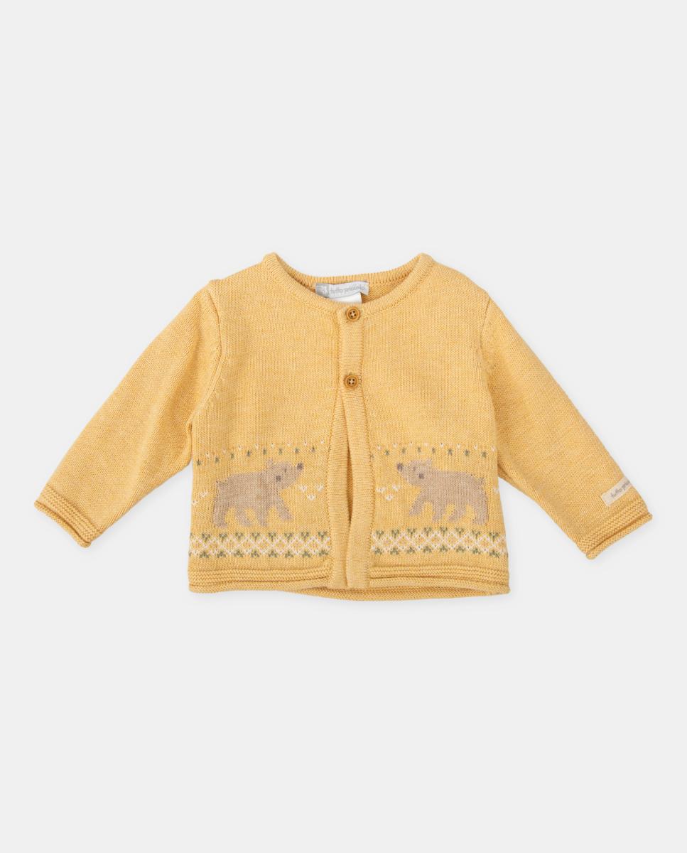 Imagen 0 de Chaqueta de tricot con botones de madera
