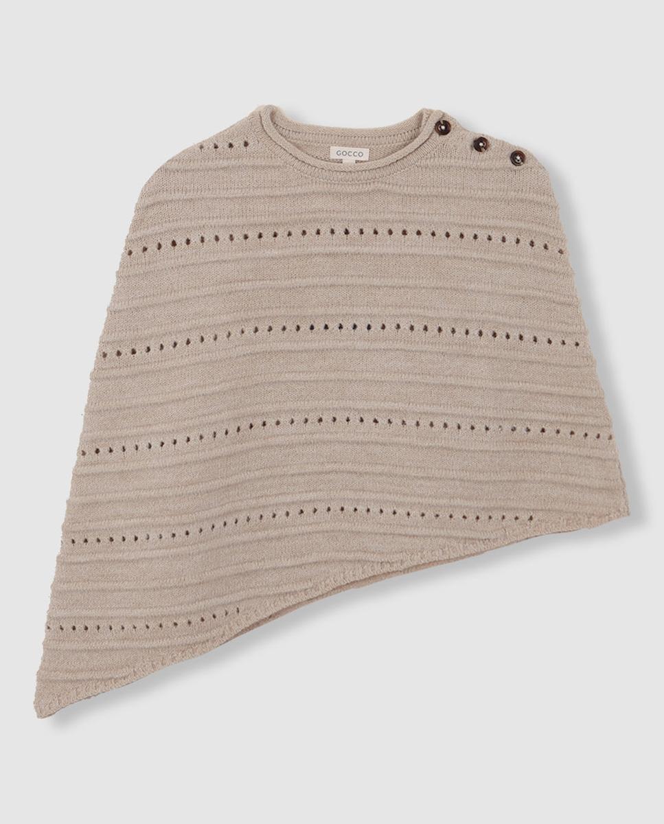 Imagen 0 de Poncho Con Flecos