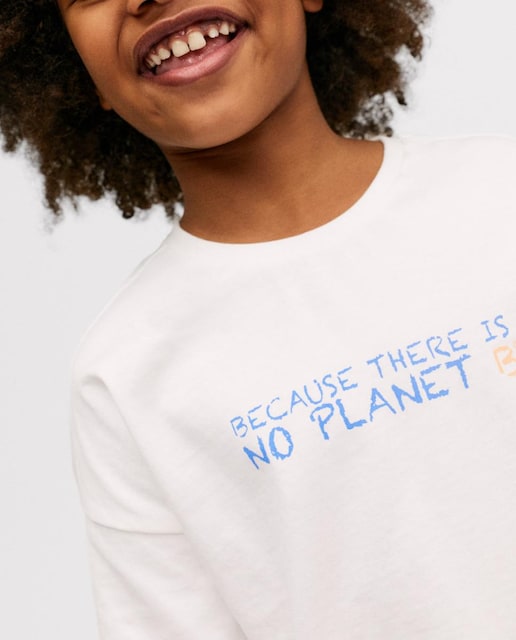 Imagen 0 de Camiseta niño manga larga con frase frontal