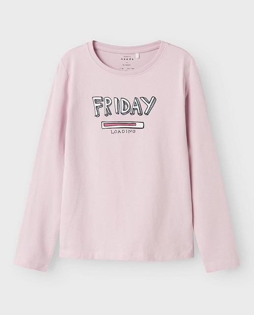 Imagen 0 de Camiseta niña con print frontal