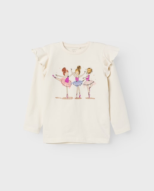 Imagen 0 de Camiseta de niña de manga larga