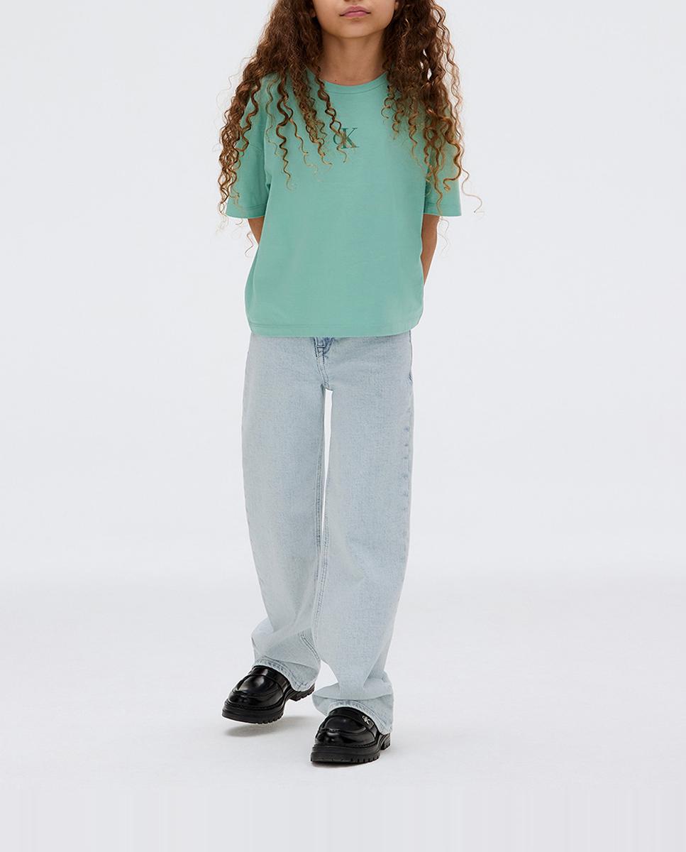 Imagen 0 de Camiseta de niña de fit boxy