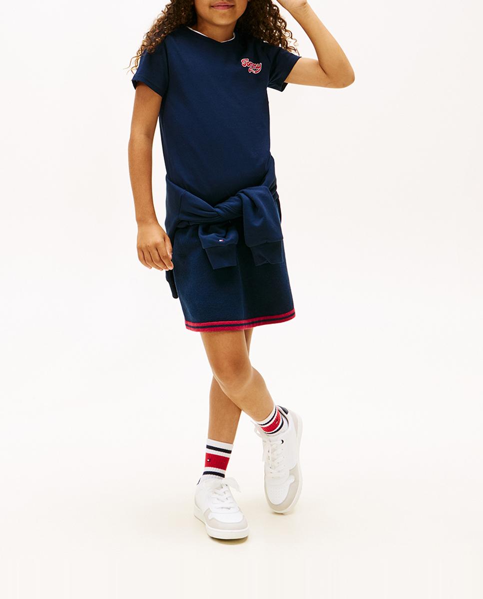 Imagen 0 de Camiseta de manga corta de niña con logo Varsity