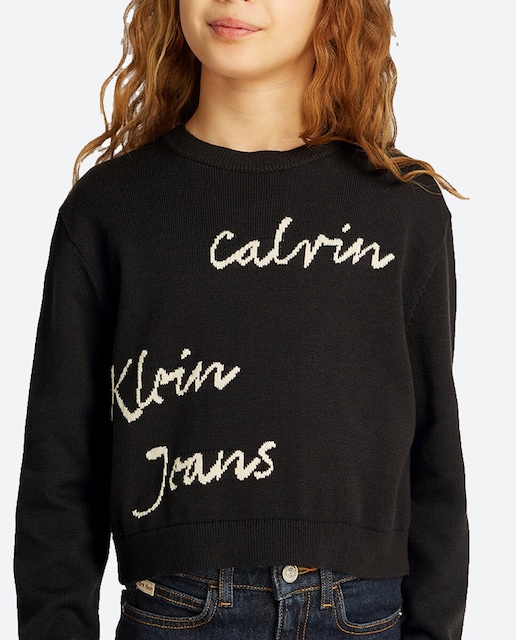 Imagen 0 de Jersey de niña cuello redondo con logo