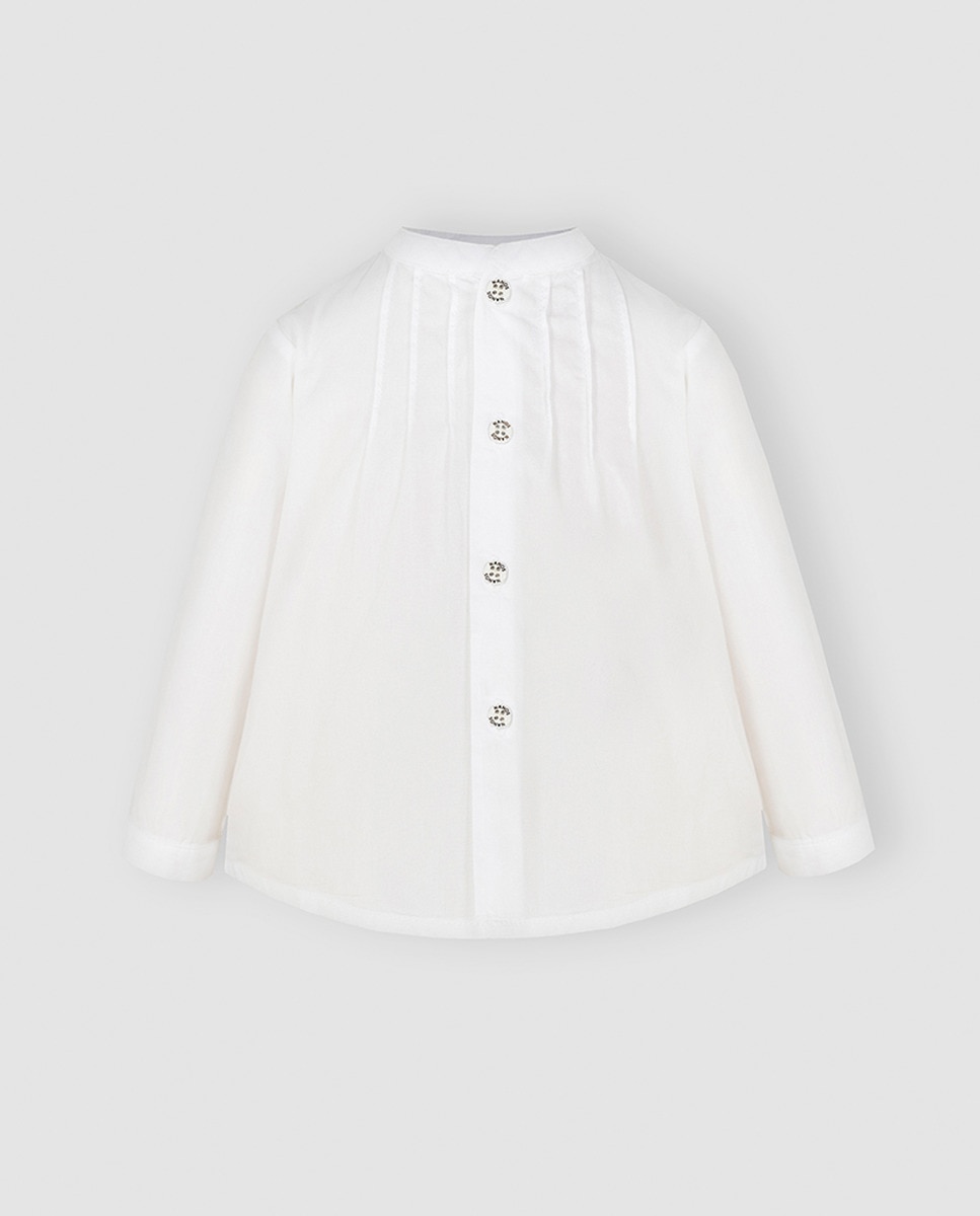 Imagen 0 de Camisa cuello mao popelín de bebé niño