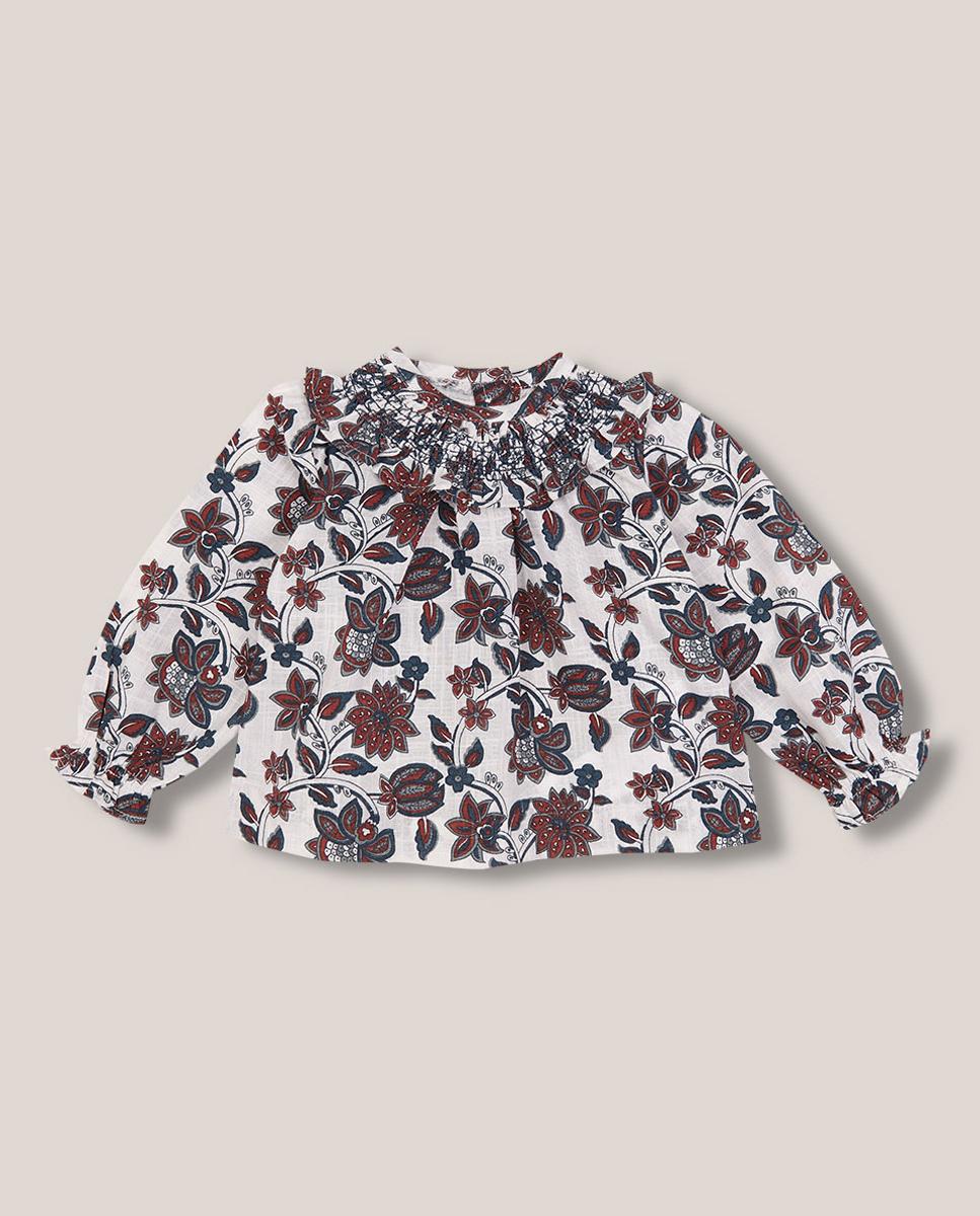 Imagen 0 de Camisa Estampada Con Smock