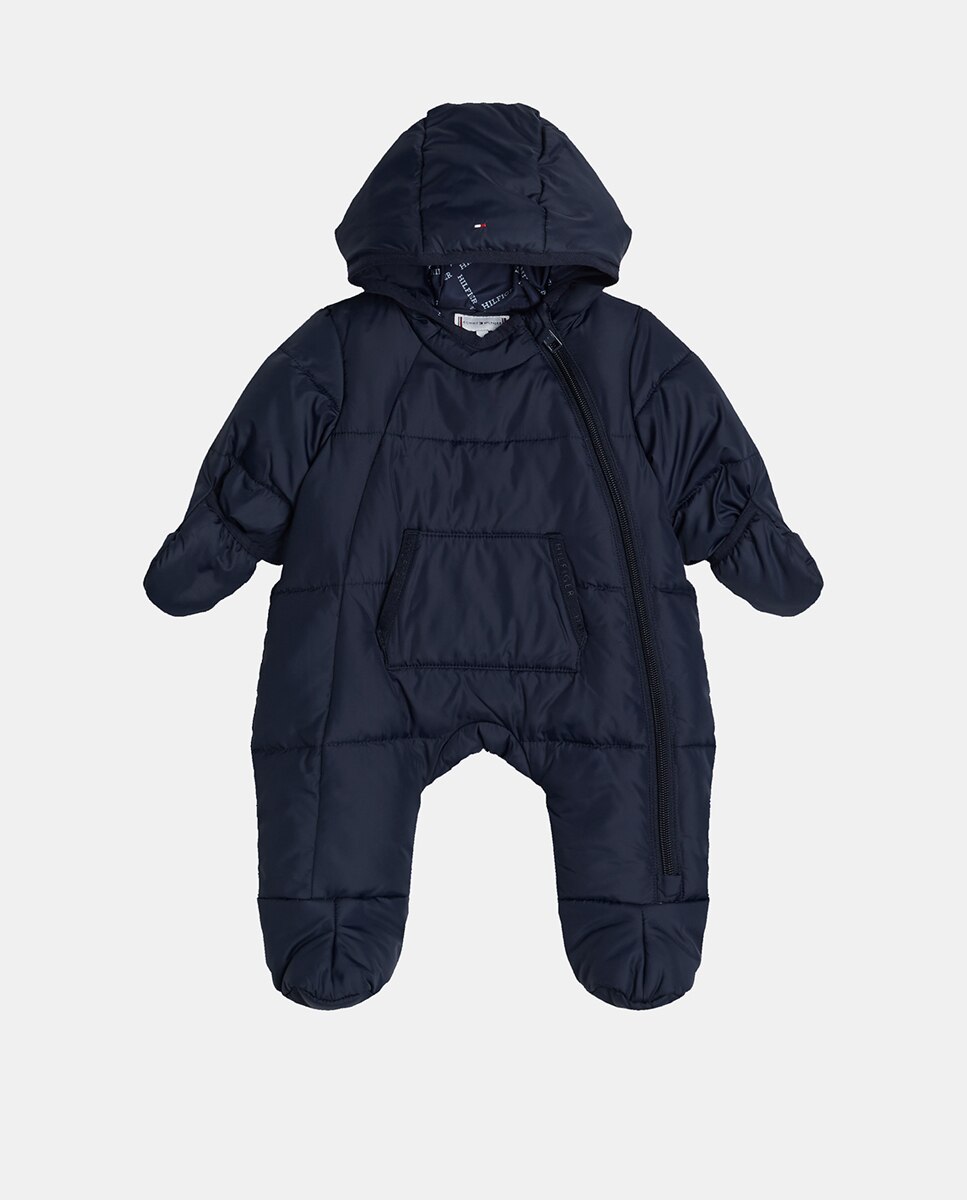 Imagen 0 de Chaqueta acolchada de bebé niño con capucha y cremallera