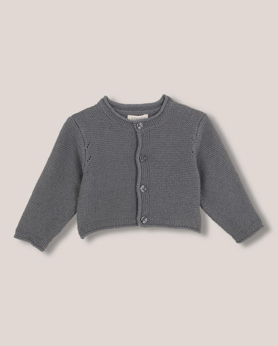 Imagen 0 de Chaqueta De Punto Con Detalles De Punto