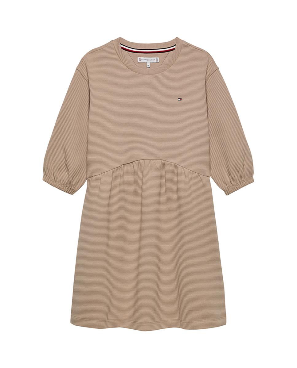 Imagen 0 de Vestido de bebé niña con manga 3/4 abullonadas
