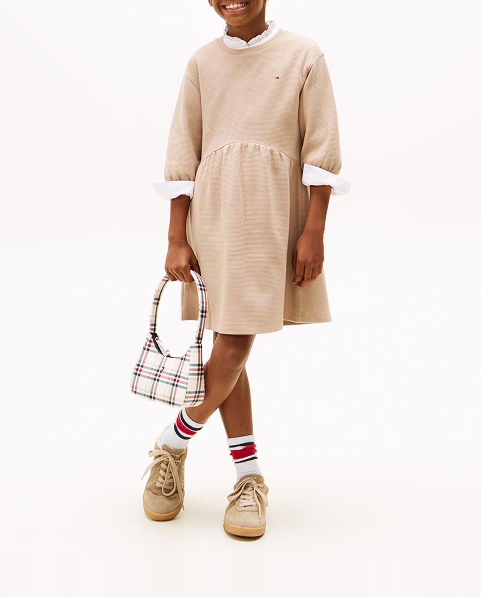 Imagen 0 de Vestido de niña con manga 3/4 abullonadas