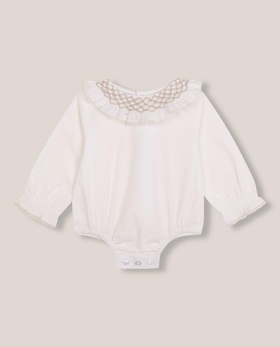 Imagen 0 de Camisa Body Con Cuello Smock