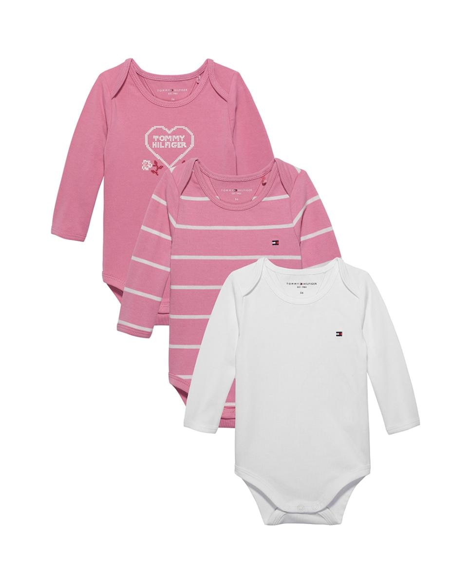 Imagen 0 de Pack de bebé niña de 3 bodies