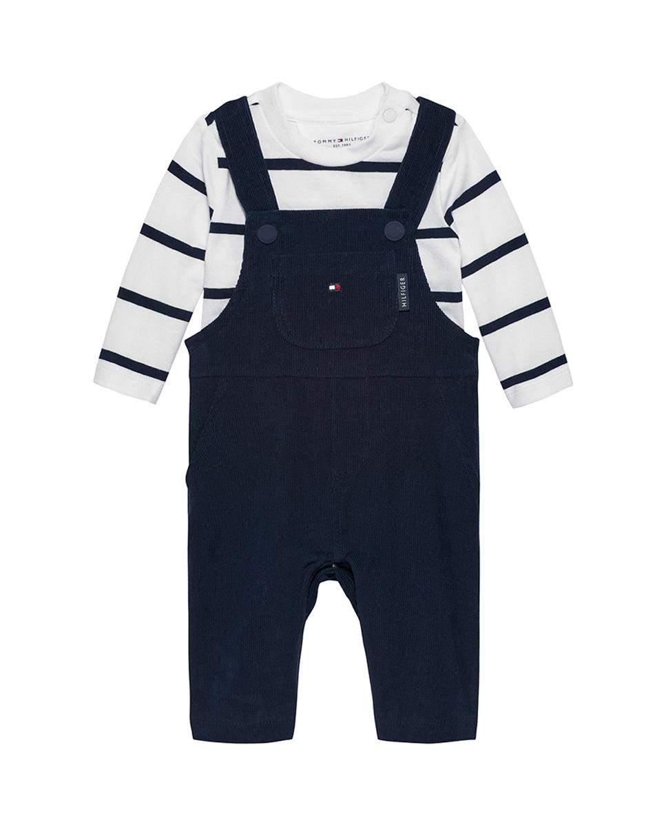 Imagen 0 de Conjunto de bebé niño de peto y camiseta