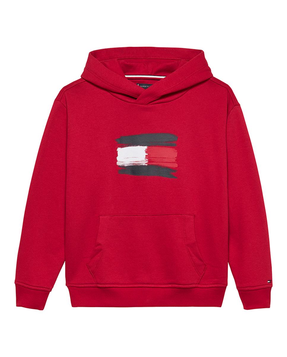 Imagen 0 de Sudadera de bebé niño con capucha y logo frontal