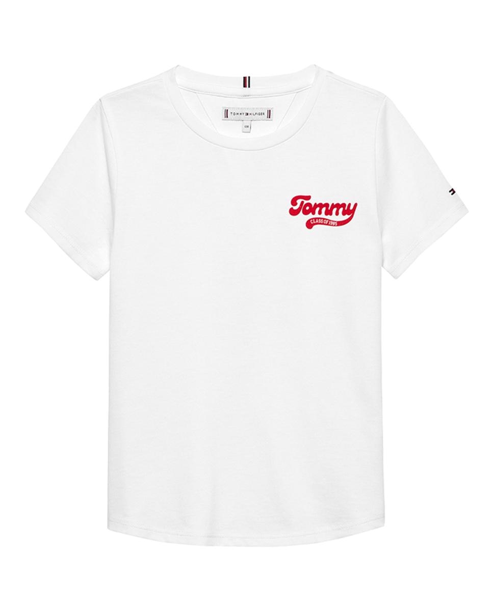 Imagen 0 de Camiseta de bebé niña de manga corta con logo Varsity