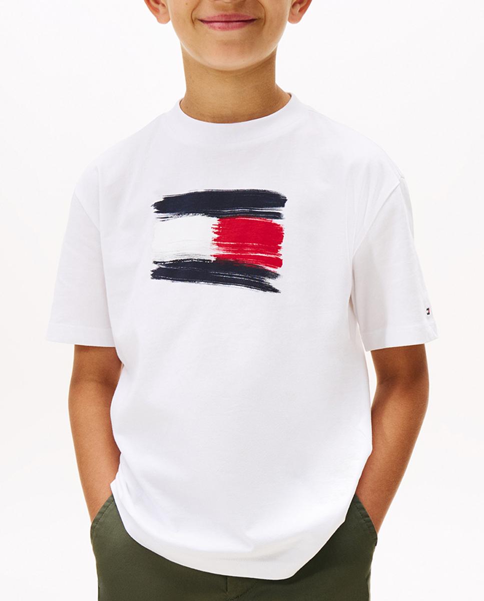 Imagen 0 de Camiseta de niño de manga corta con logo frontal corporativo