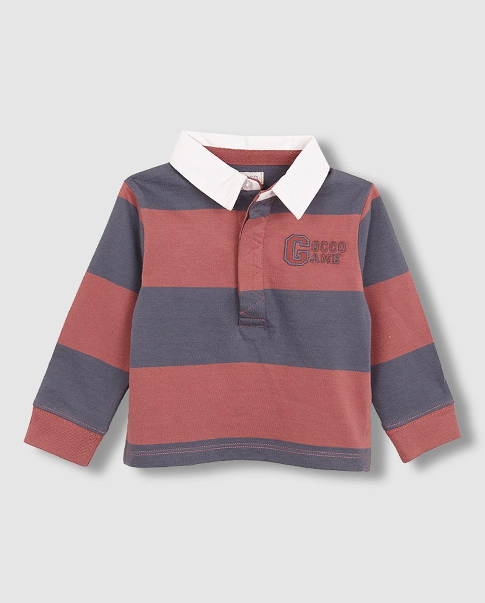 Imagen 0 de Polo De Rayas Con Parche