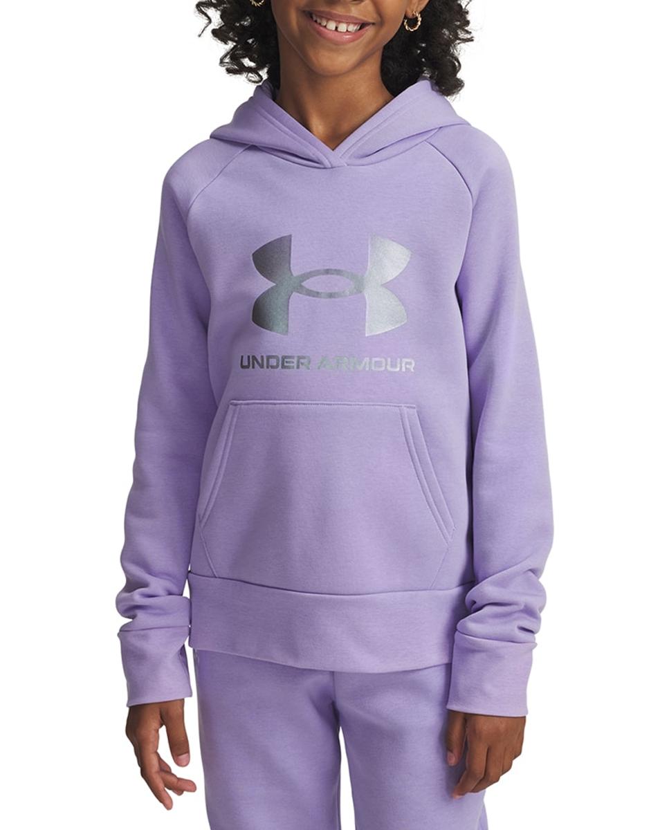 Imagen 0 de Sudadera de niña UA Rival Flc Shimmer Hdy Under Armour