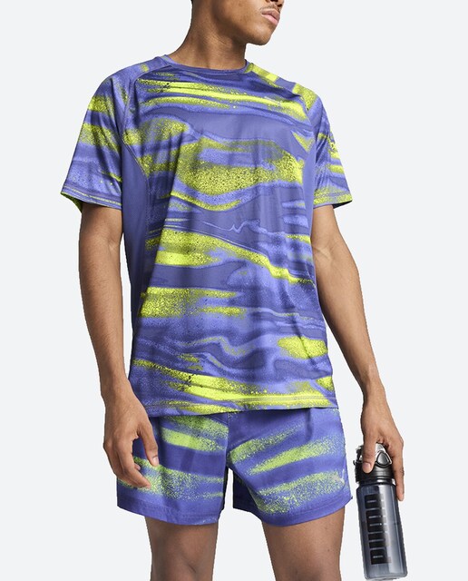 Imagen 0 de Camiseta de hombre M RUN VELOCITY AOP TEE (POLY) Puma