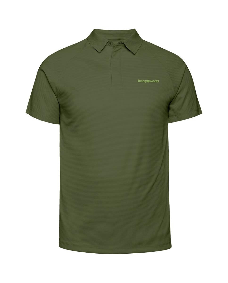 Imagen 0 de Polo de poliéster reciclado con mangas ranglán y cuello con botones