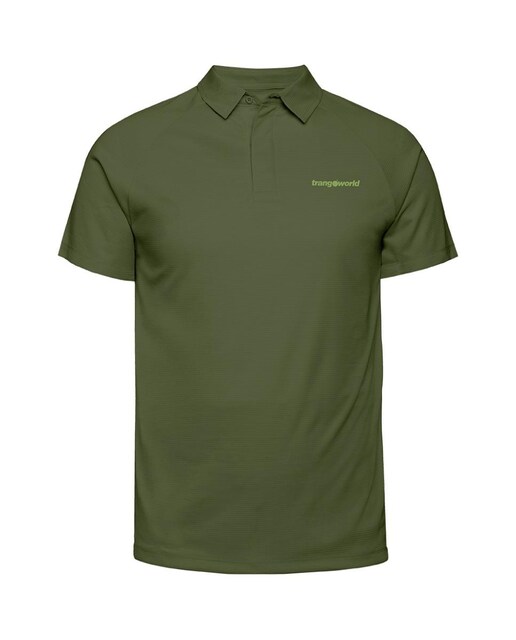 Imagen 0 de Polo de poliéster reciclado con mangas ranglán y cuello con botones