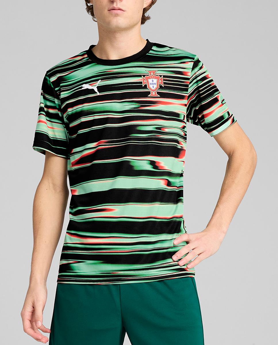 Imagen 0 de Camiseta de Hombre Selección Portugal FPF Prematch SS Puma