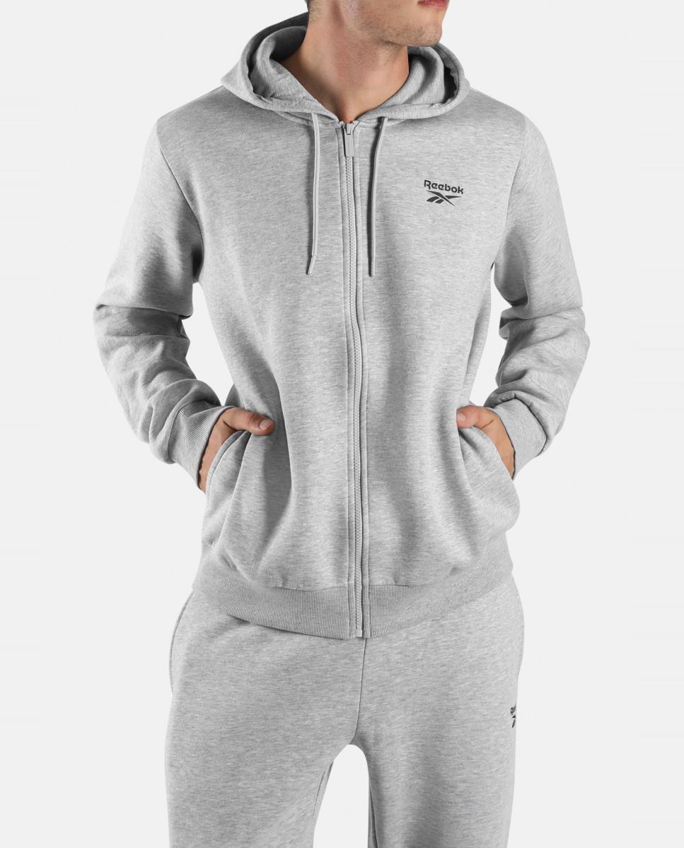 Imagen 0 de Sudadera con capucha de hombre REEBOK COLTON SMALL LOGO ZIP THROUGH HOODY