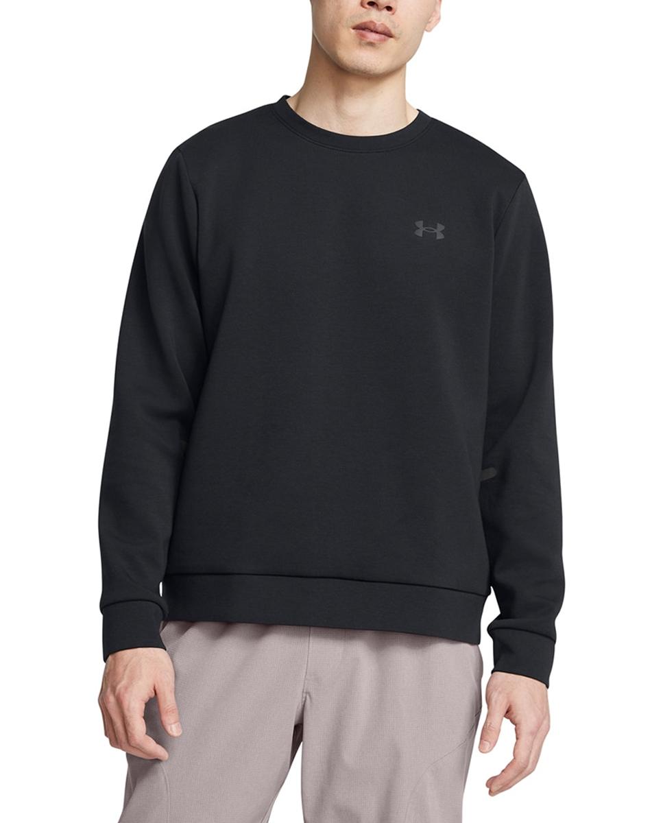 Imagen 0 de Sudadera casual de hombre Ua Unstoppable Flc Crew Eu-Blk Under Armour