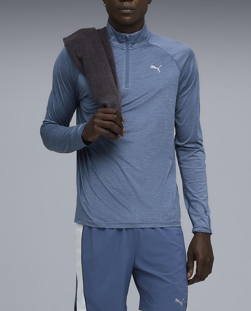 Imagen 0 de Sudadera M RUN VELOCITY CLOUDSPUN 1/4 ZIP de Hombre Puma