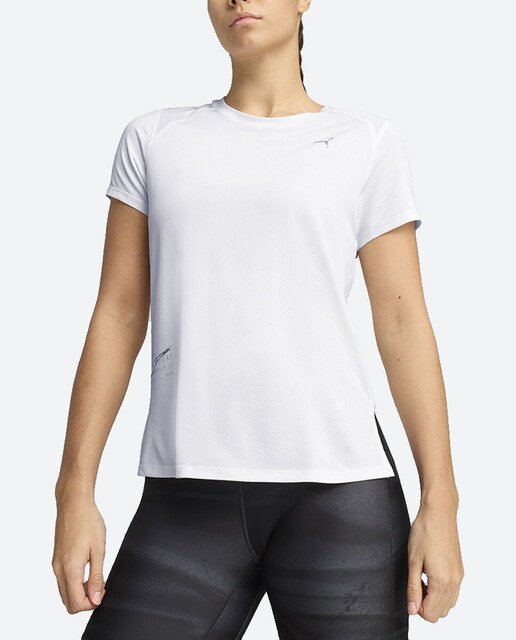 Imagen 0 de Camiseta de mujer W RUN GRAPHIC MESH TEE? Puma