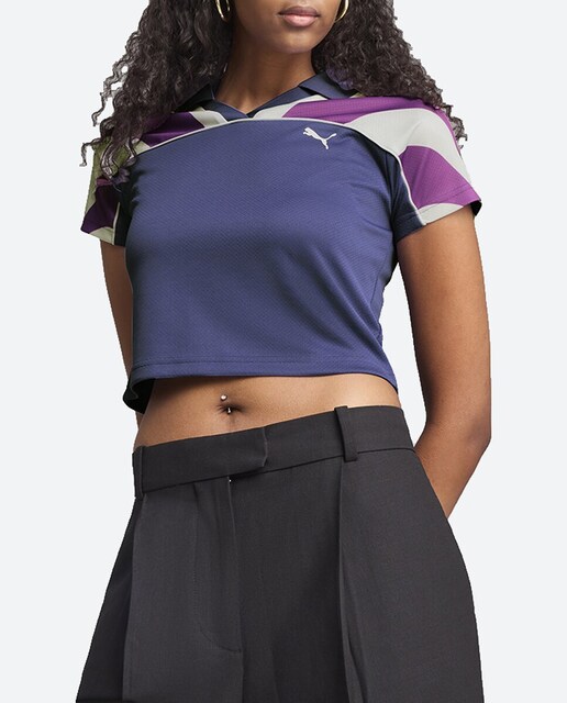 Imagen 0 de Camiseta de mujer FUTURE.PUMA.ARCHIVE Football Jersey Baby Tee Puma