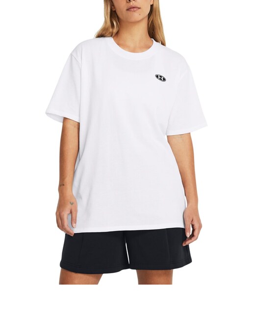 Imagen 0 de Camiseta oversize de mujer Heavyweight Embroidered Patch Boyfriend Under Armour