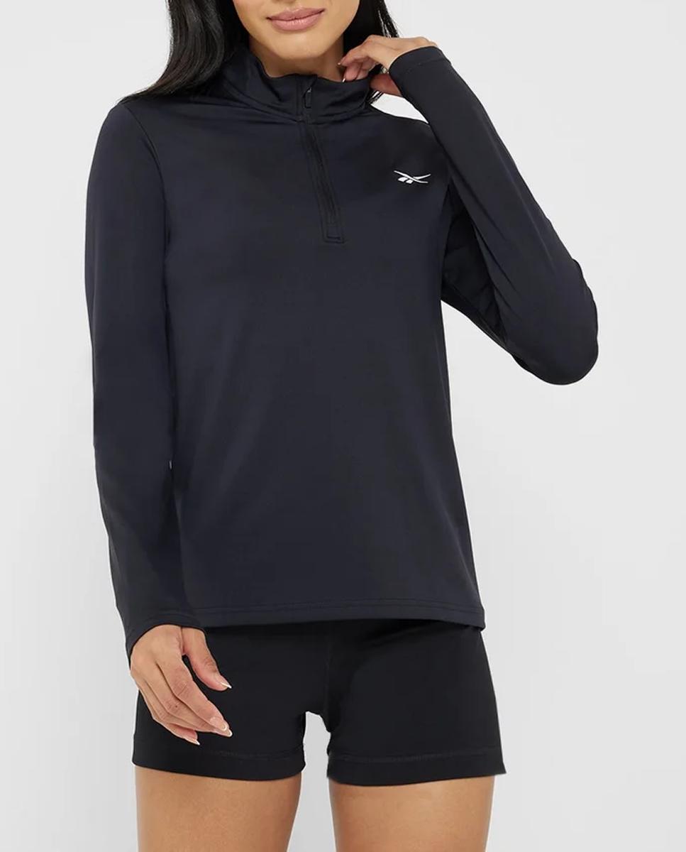 Imagen 0 de Sudadera de mujer REEBOK CORE 1/4 ZIP LS MOCK NECK TOP