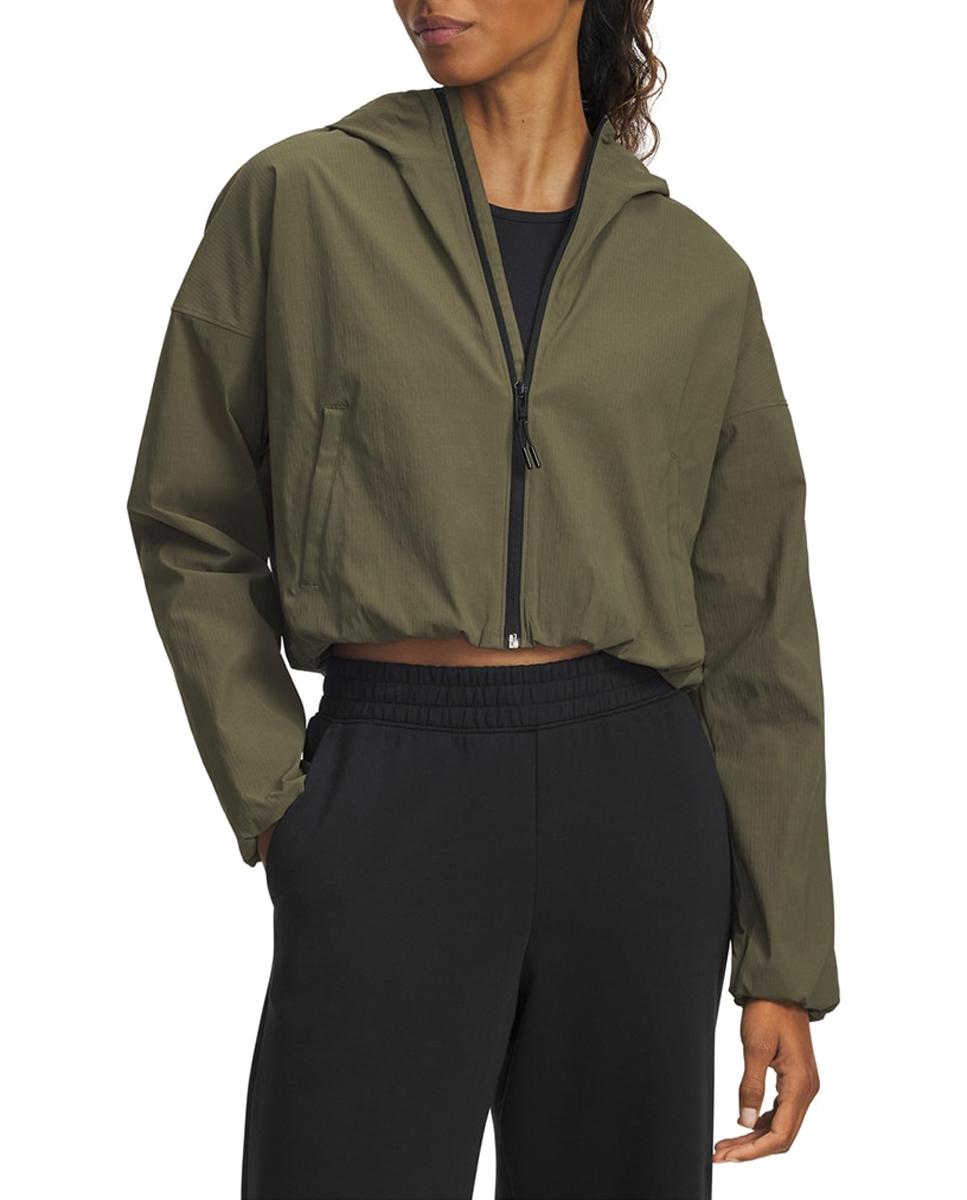 Imagen 0 de Sudadera de mujer Unstoppable Woven Rstop LS Under Armour