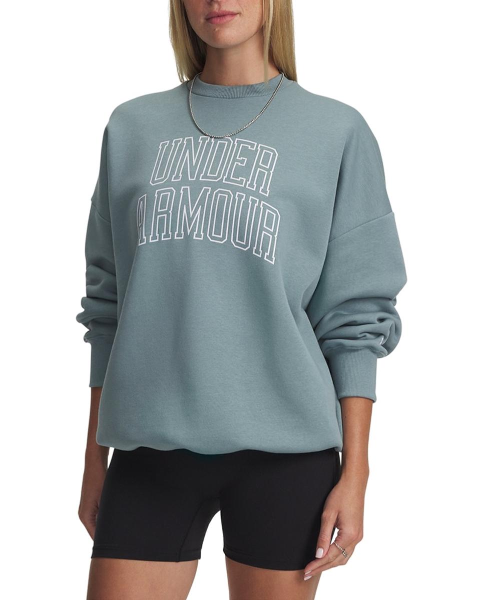 Imagen 0 de Sudadera de mujer Rival Flc OS Varsity Crew Under Armour