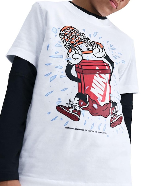 Imagen 0 de Camiseta de niños K Nsw Tee Boxy Dunk Nike