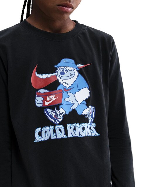 Imagen 0 de Camiseta de niños K Nsw Tee Ls Boxy Ssnl Nike
