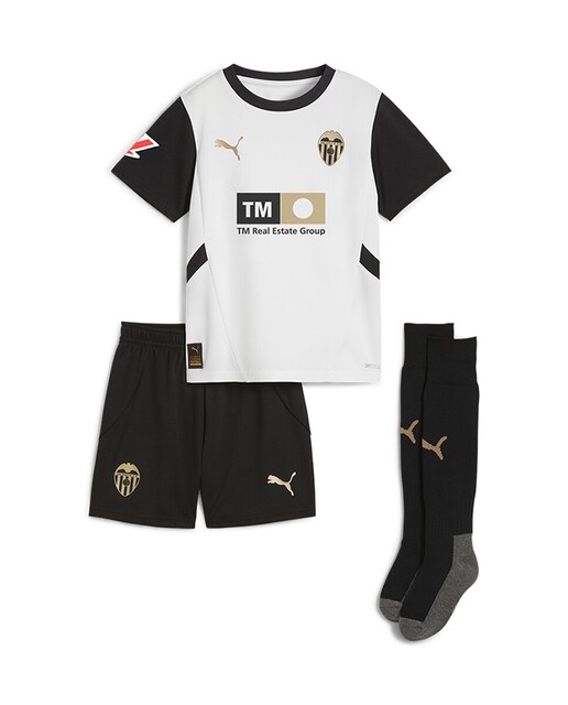 Imagen 0 de Mini conjunto de niños 1ª equipación 2024-2025 Valencia CF Home Minikit Puma