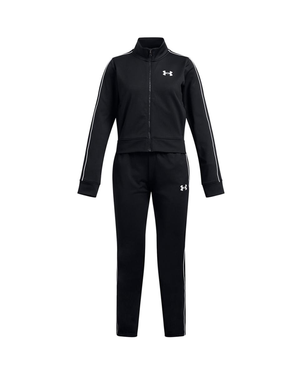 Imagen 0 de Chándal casual de niños Ua Icon Knit Crop Tracksuit-Blk Under Armour