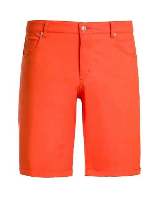Imagen 0 de Pantalón bermuda de algodón, poliéster y elastán con cintura fija