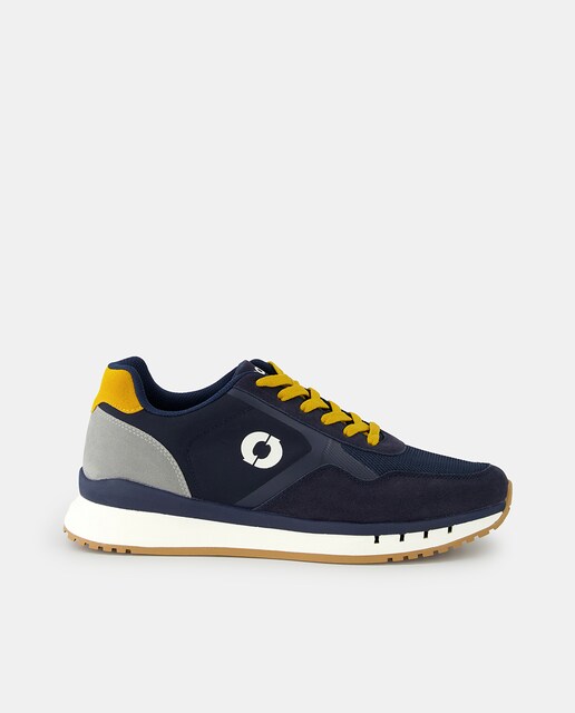 Imagen 0 de Zapatillas Cervino de hombre tipo running bajas con logotipo y detalles multicolor