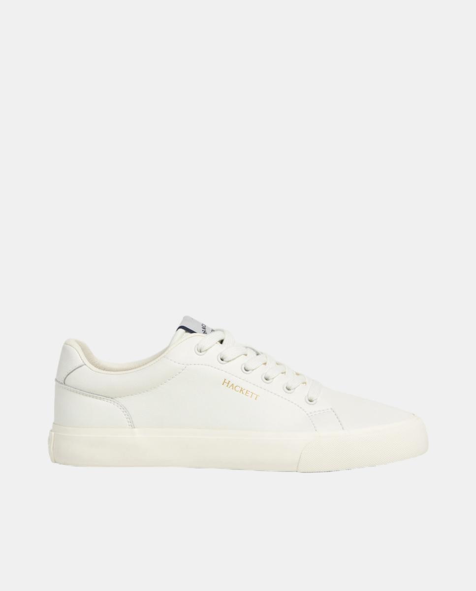 Imagen 0 de Zapatilla Blake Once vulcanizada de piel reciclada con logo Hackett