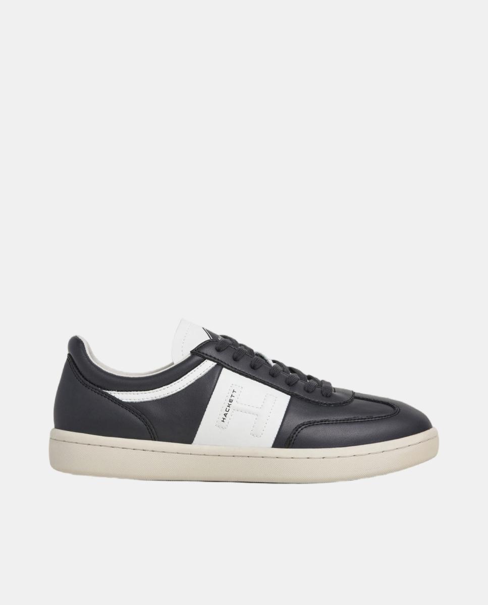 Imagen 0 de Zapatilla deportiva Bond Just de piel reciclada con logos Hackett Sport