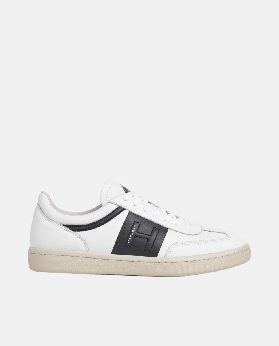 Imagen 0 de Zapatilla deportiva Bond Just de piel reciclada con logos Hackett Sport