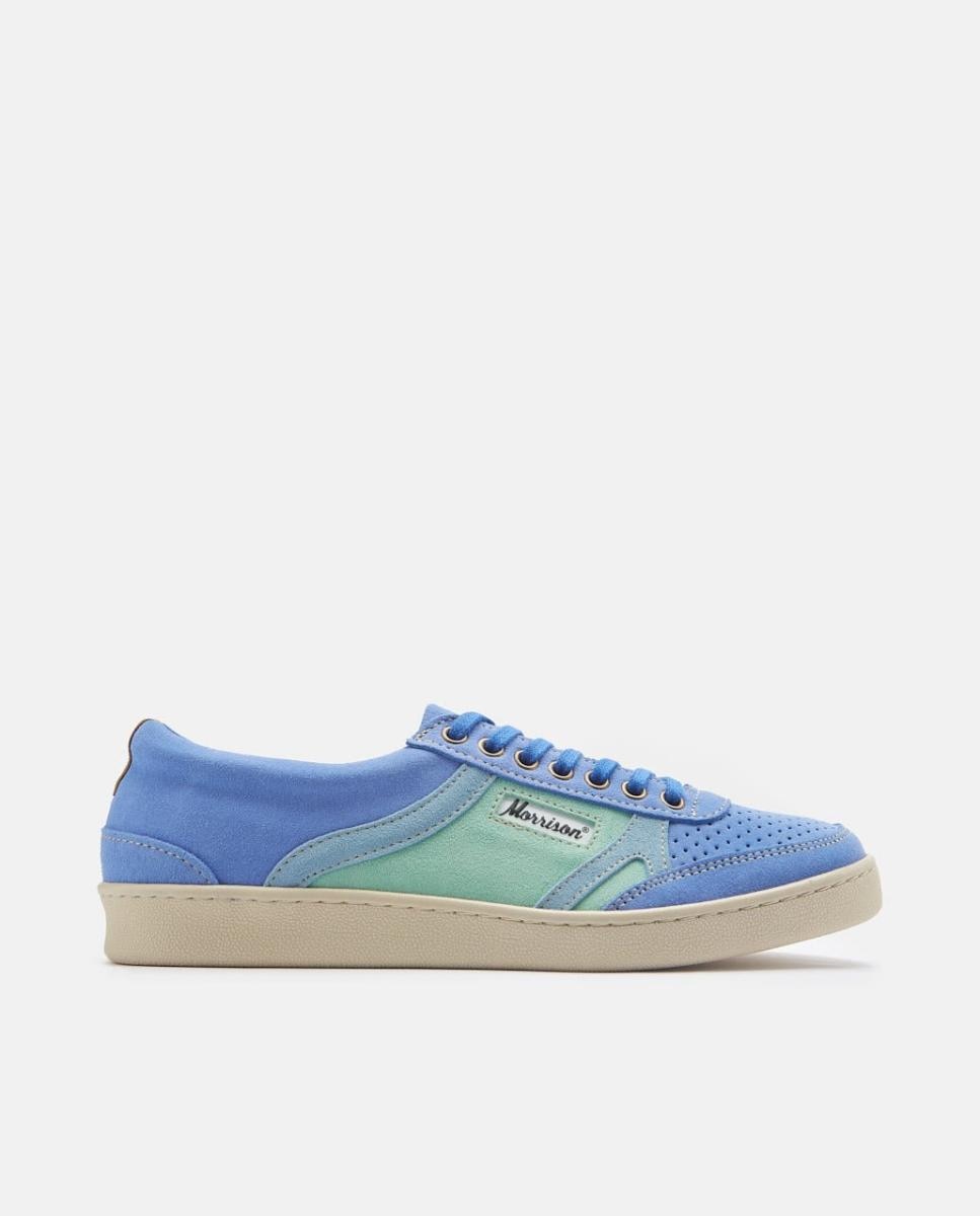 Imagen 0 de Zapatilla de hombre de serraje y suela cosida
